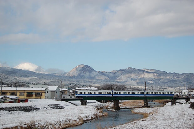 겨울 풍경 (쓰카하～와다가하라 간)