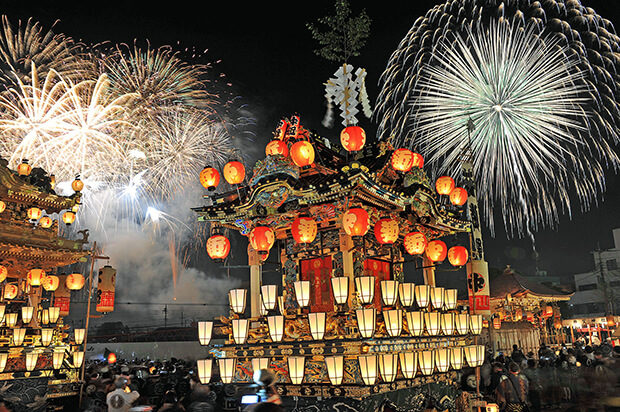 日本三大曳山祭之一的 秩父夜祭